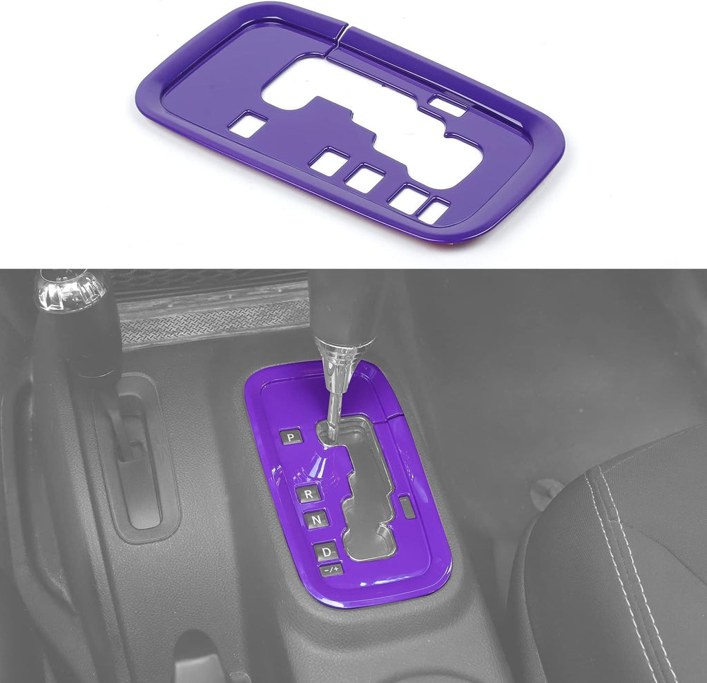 ABS Gear Shift Panel Cover Trim Stickers Car Interior Accessories L30350