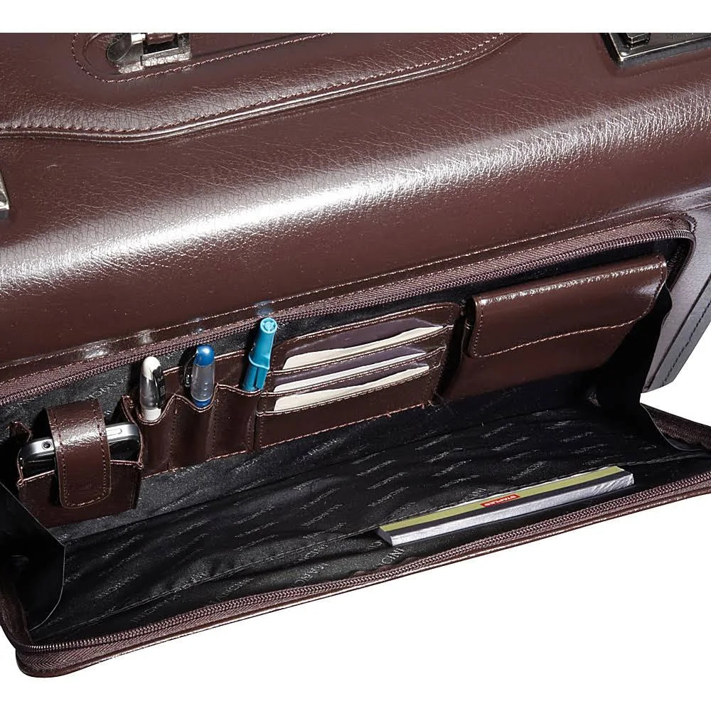 Black Wheeled Laptop Catalog Case U8670