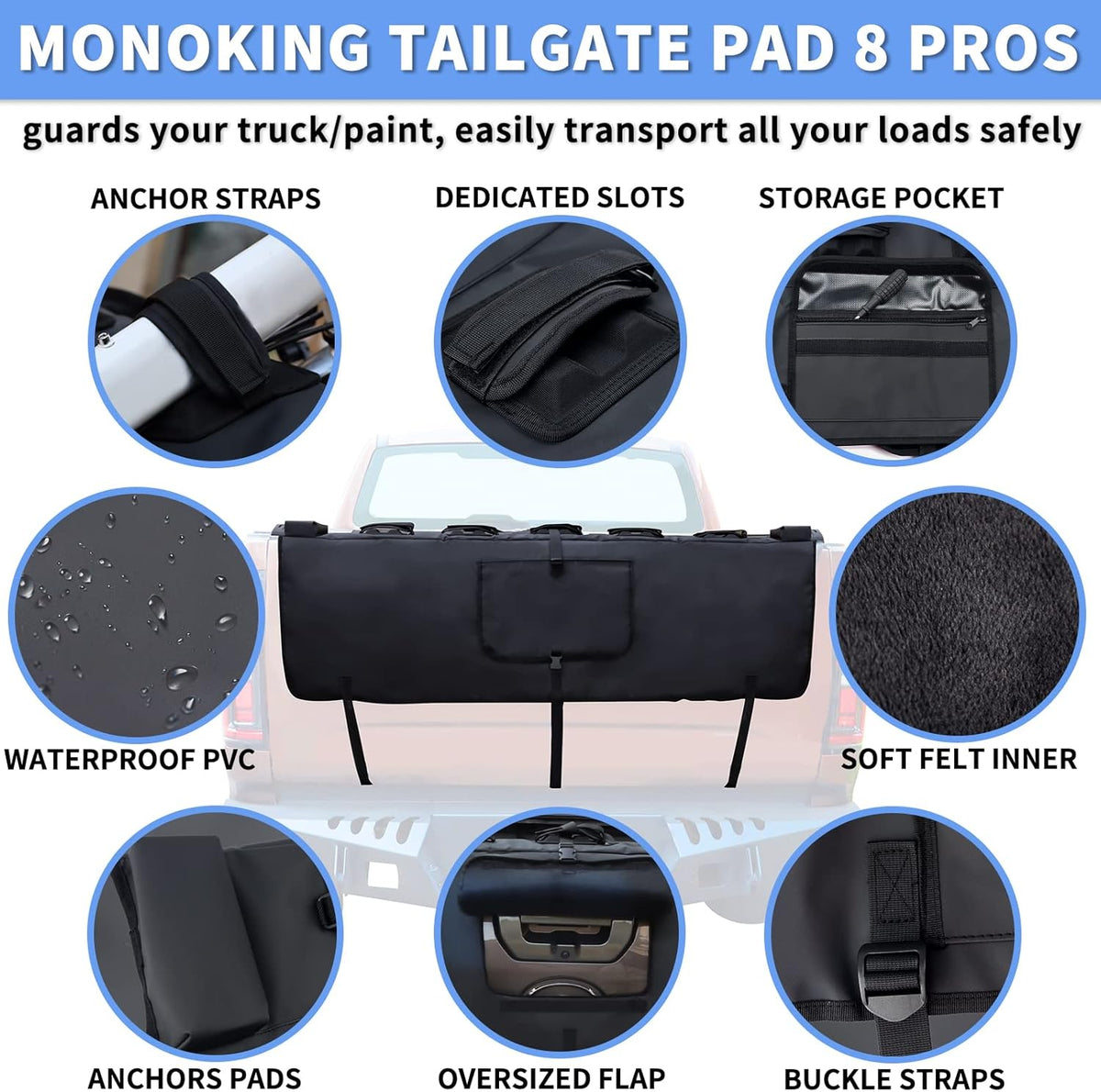 Black 54" Tailgate Bike Pad Pack of 2 O44636
