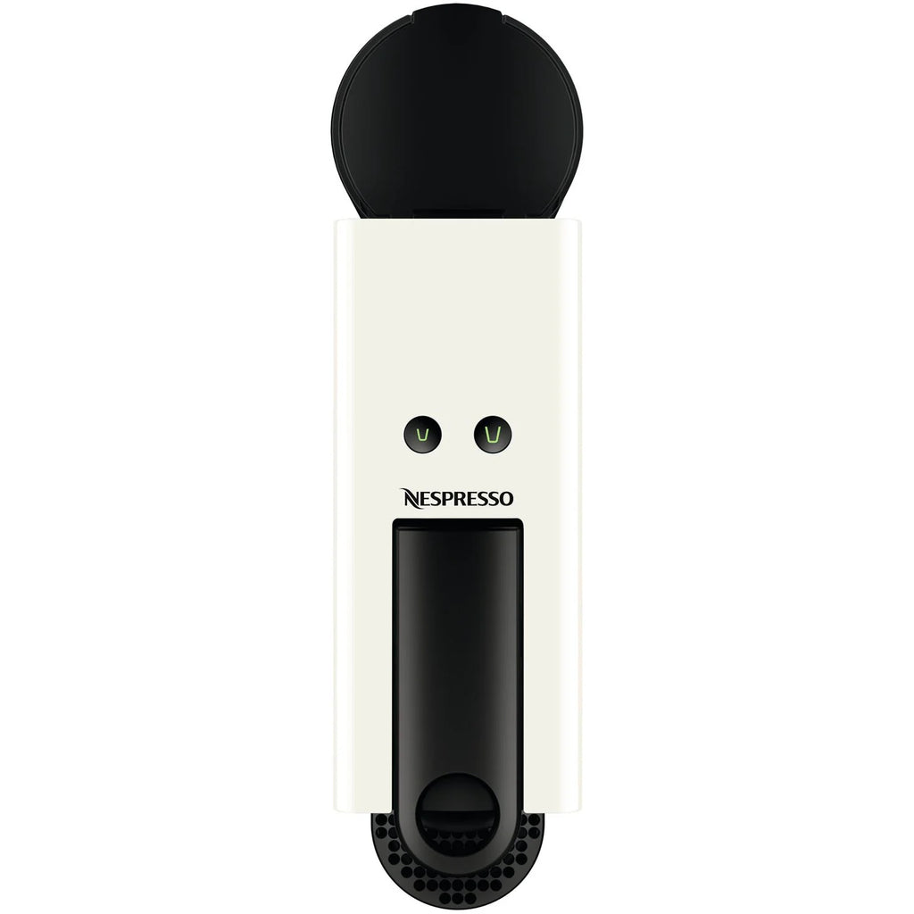 Nespresso Essenza Mini Single-Serve Machine in Pure White and Aeroccino Milk Frother in Black Q67758