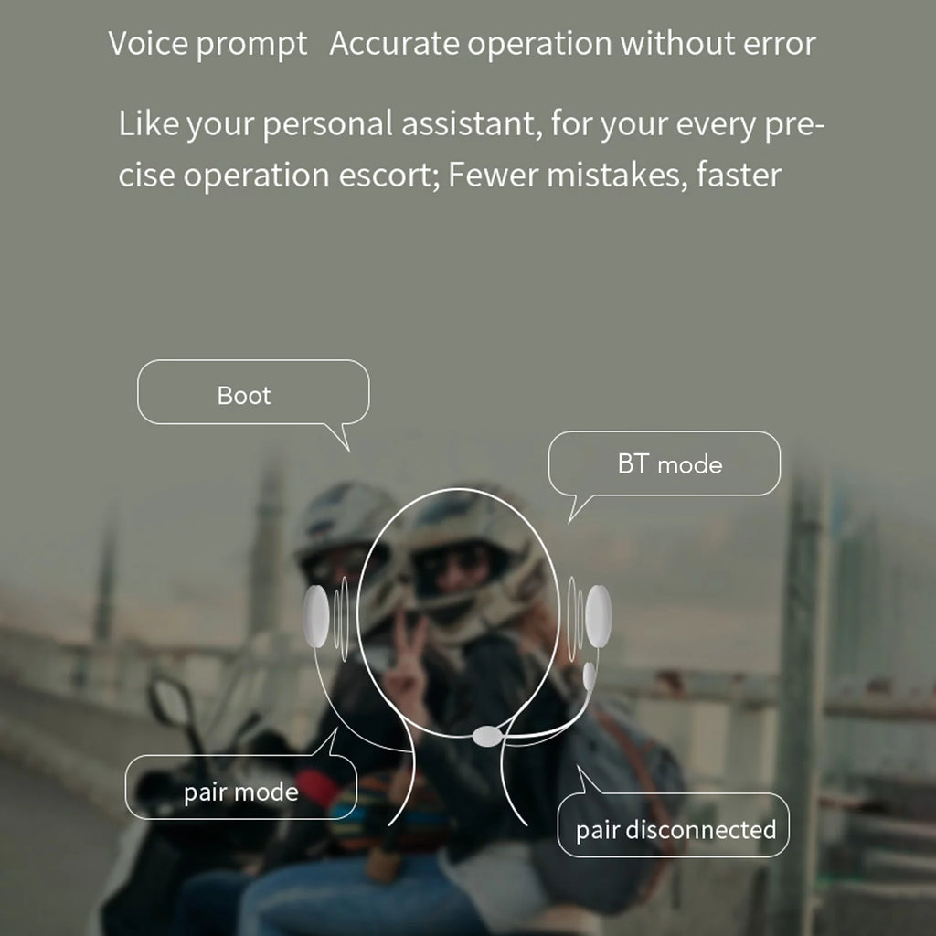 Motorcycle Helmet BT Headset Waterproof Communication System X501