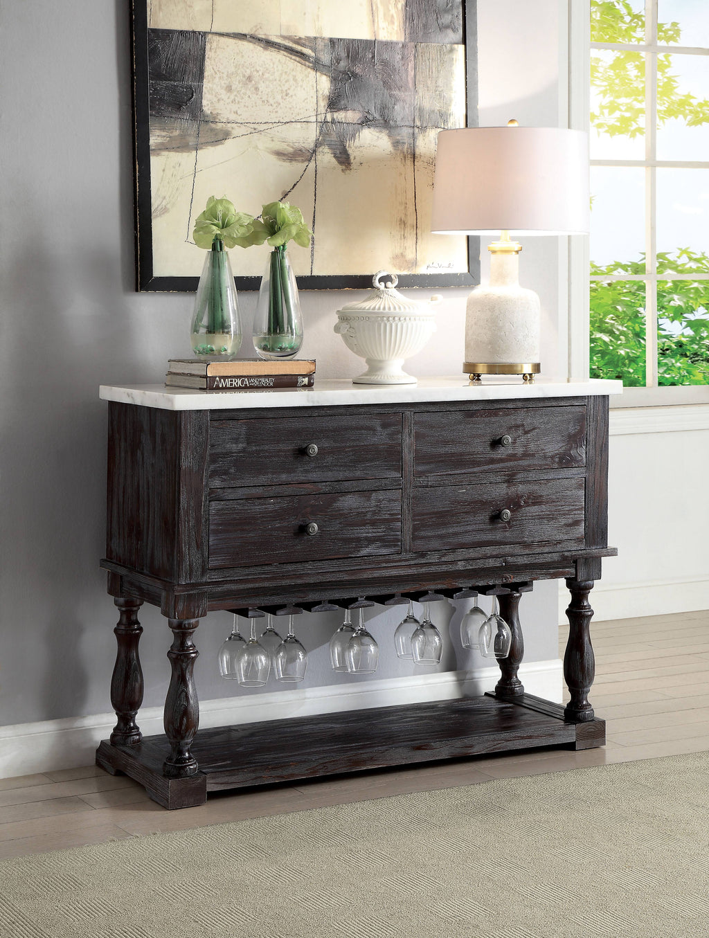 White Marble Server L6224