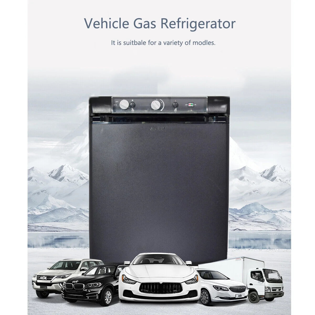 2.1 Cu Ft Propane Gas RV Compact Refrigerator F548813