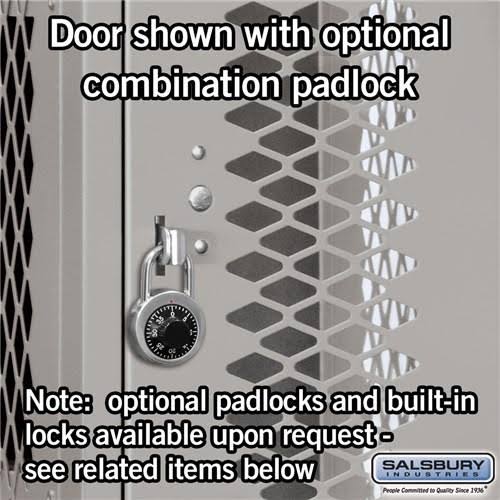 12-in Wide Four Tier Vented Metal Locker B473235