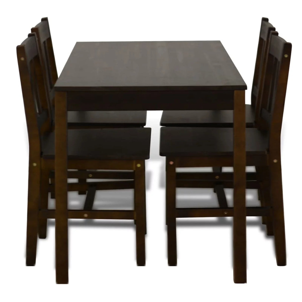 5 Piece Wooden Dining Set with 4 Chairs E153
