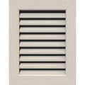 26 inch x 12 inch Vertical Gable Vent Primed Smooth Western Red Cedar L883