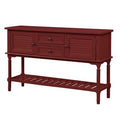 47'' Modern Console Table Sofa Table with 2 Drawers, 2 Cabinets and 1 Shelf G813316