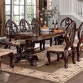 Cherry Wood Expandable Dining Table E136964