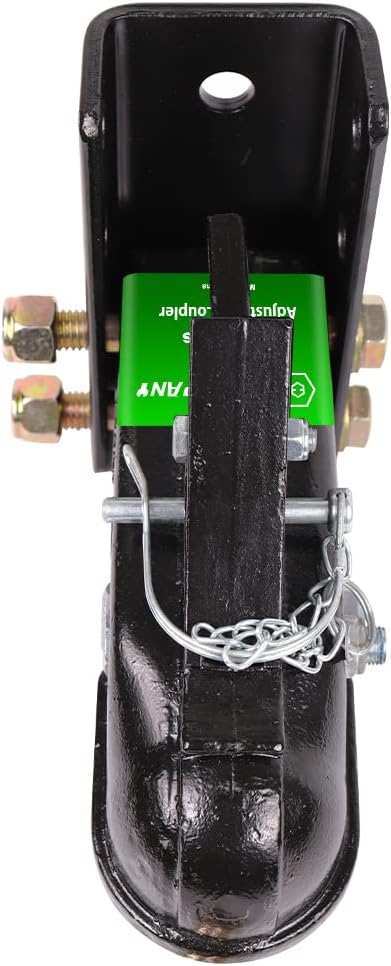 Adjustable Cast Trailer Coupler 15000lbs with Channel and Fasteners Z57007