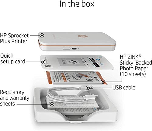 Portable Color Photo Printer 2x3" Black I4646
