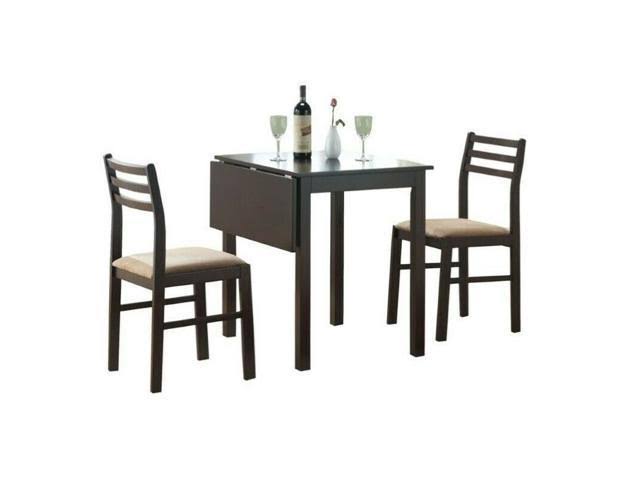 3 Piece Solid-Top Drop Leaf Dining Set P817985