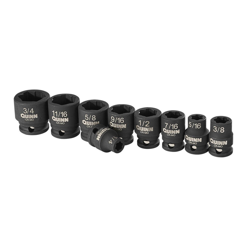 3/8 in. Drive SAE Bolt Extractor Socket Set, 9-Piece M8422