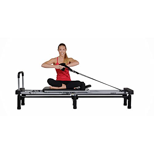 Black Pilates Reformer Workout Machine R495