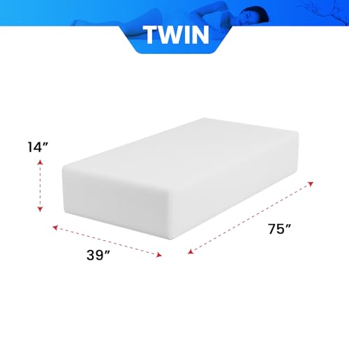 6 Inch Twin XL Gel Memory Foam Mattress O602