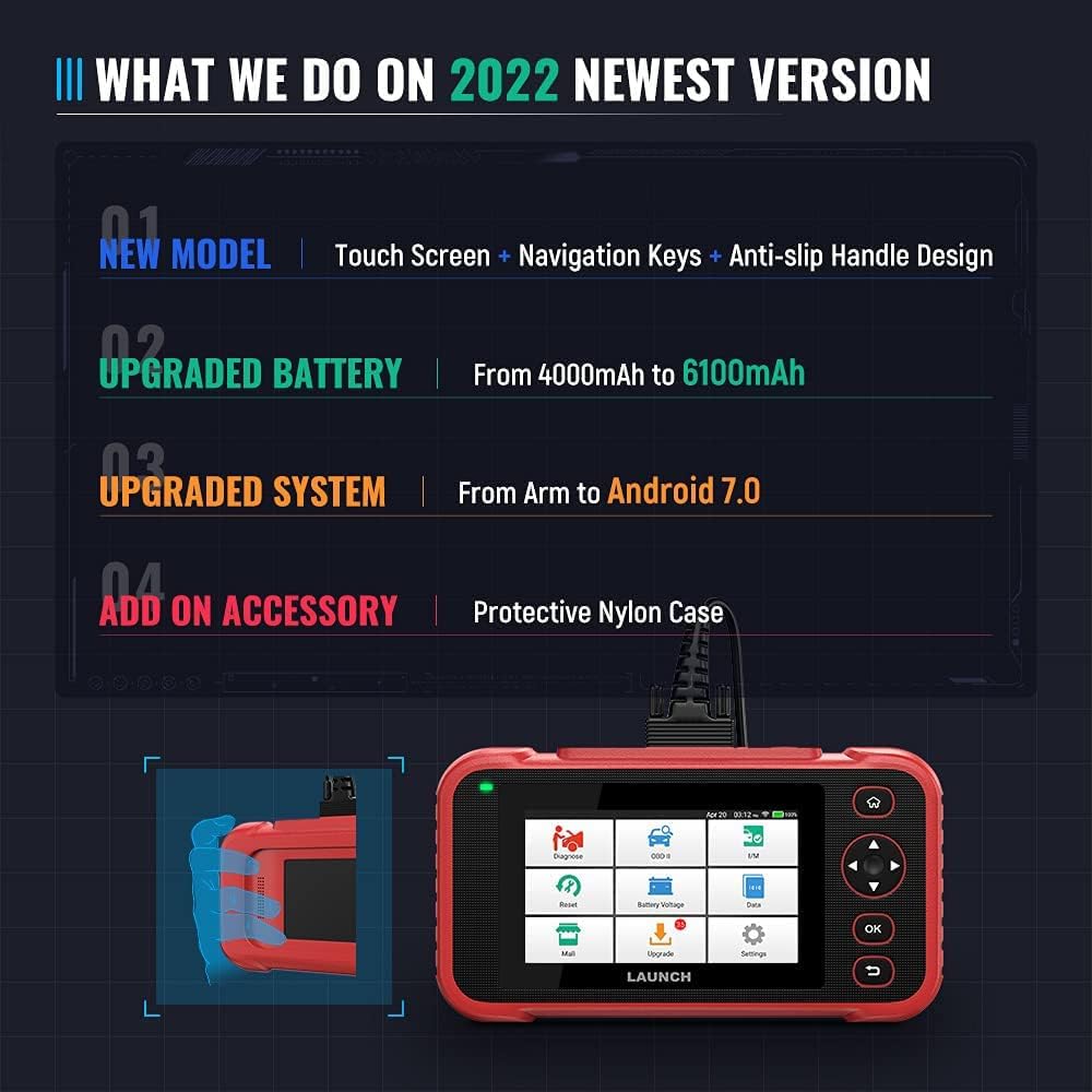 OBD2 Scanner Car Code Reader Scan Tool with 5 Touchscreen B477131