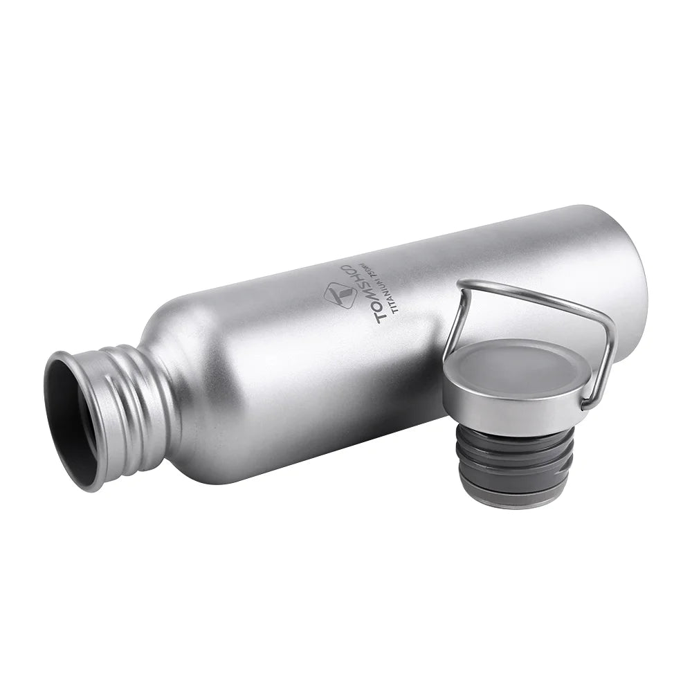 750ml Full Titanium Bottle Ultralight Outdoor Camping Hiking Cycling Bottle E42597