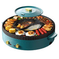 2 in 1 Non-Stick Electric Grill and Hot Pot V48736