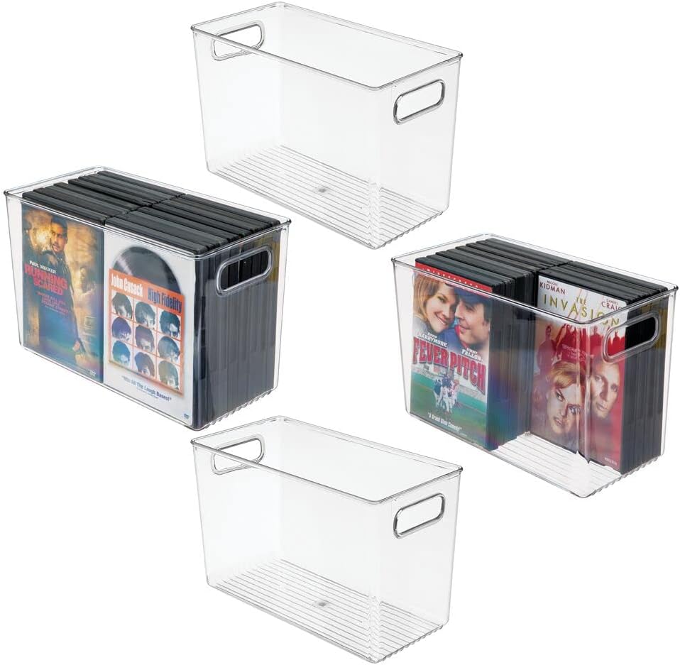 Clear Plastic 4 Pack Storage Bin R308887