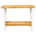 Industrial Metal Leg and Solid Wood Console Table P6801