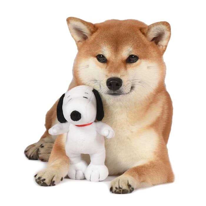 White Plush Dog Toy S89345