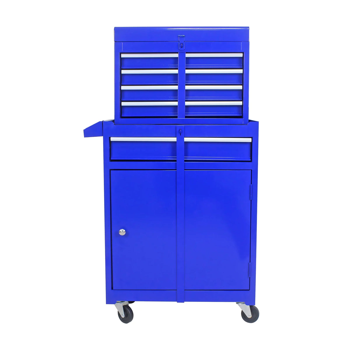 Black 4 Drawer Stainless Steel Rolling Tool Chest and Cabinet N989