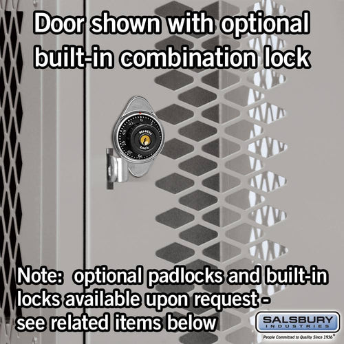 12-in Wide Four Tier Vented Metal Locker B473235