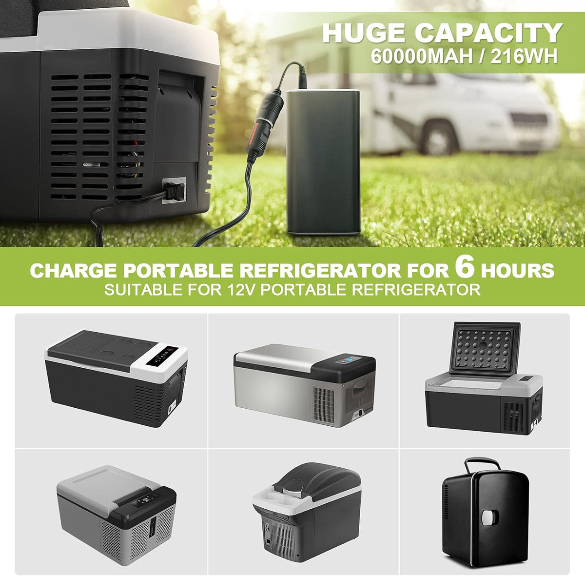 Portable Power Station 216Wh Lithium Battery Solar Generator W4816