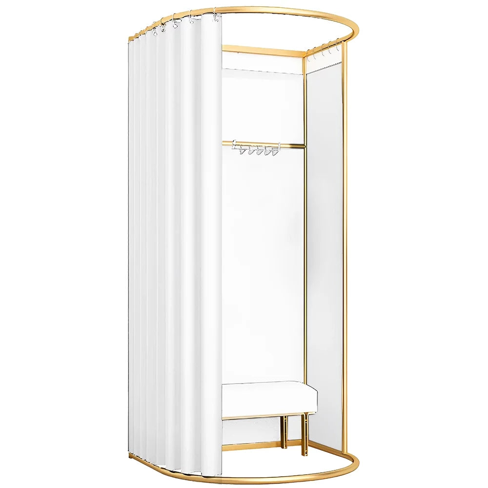 Portable Changing Room with Shading Curtain and Hook W385086