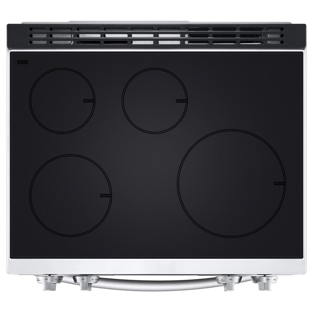 30 IN 6.3 CU. FT. Slide-In Induction Range in Stainless Steel A1047
