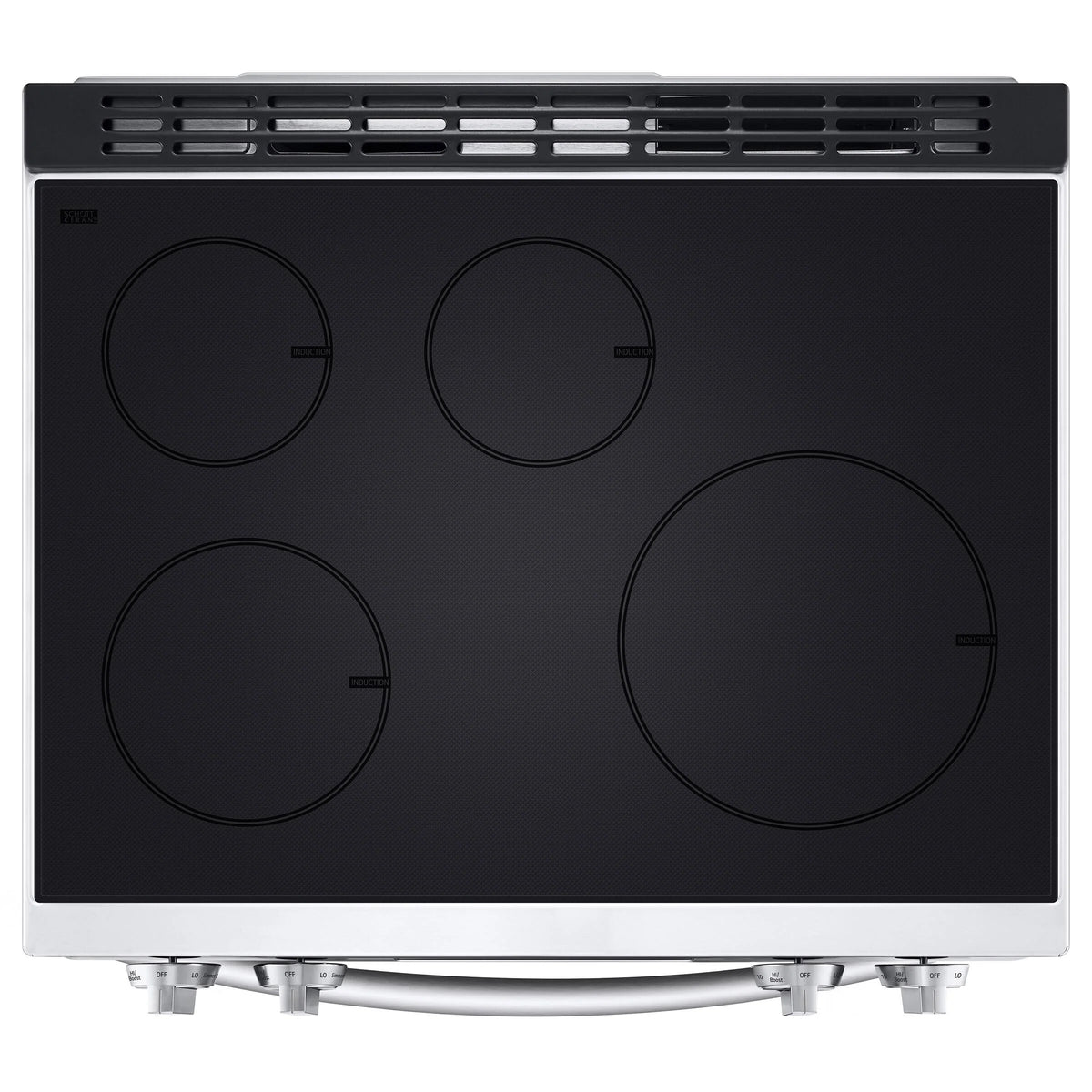 30 IN 6.3 CU. FT. Slide-In Induction Range in Stainless Steel A1047