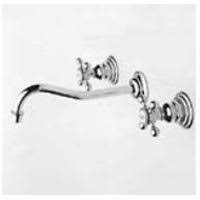 Wall Mount Lavatory Faucet Satin Nickel Y1064