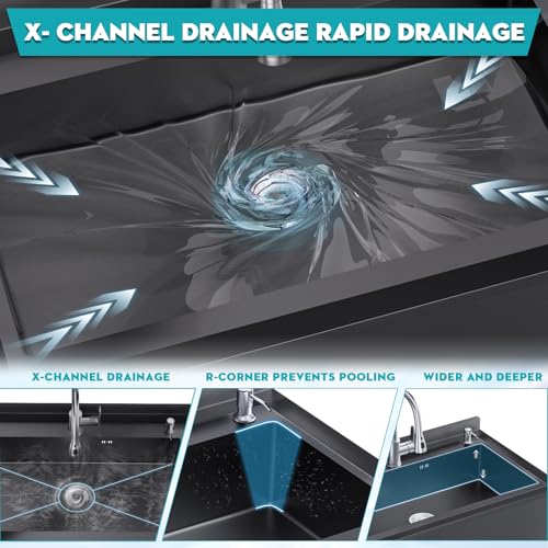 40'' Stainless Steel Single Bowl Utility Sink with Faucet D740910