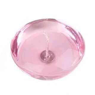 Light Rose Unscented Floating Candle Set of 72 P241