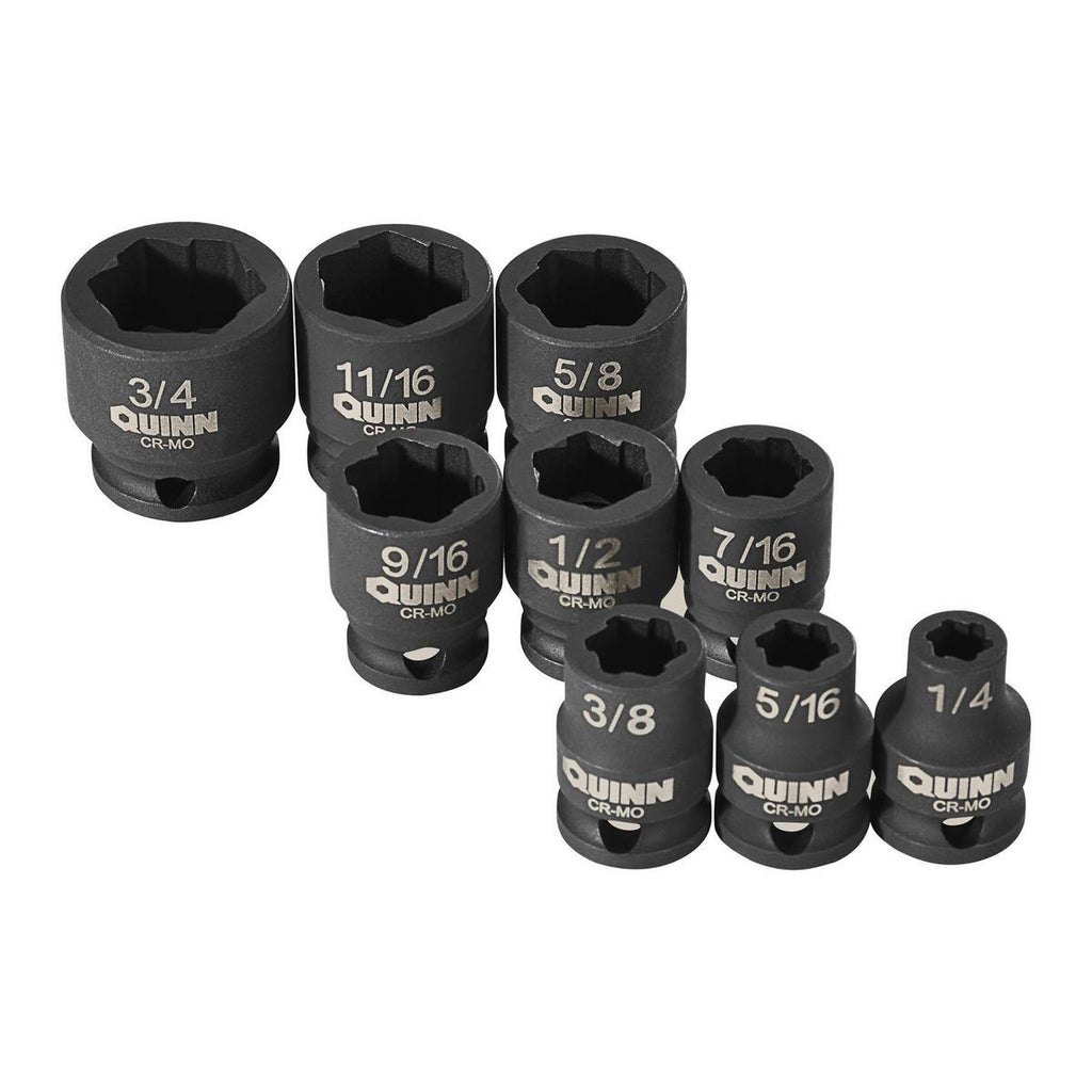 3/8 in. Drive SAE Bolt Extractor Socket Set, 9-Piece M8422
