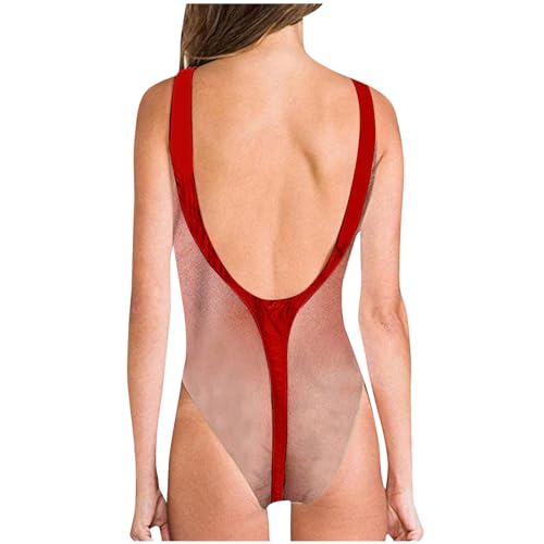 3D Print High Cut One Piece Swimwear E664
