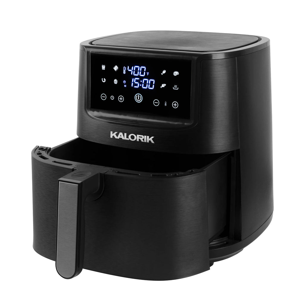 8 Qt Digital Touchscreen Air Fryer with Trivet, Black G8668