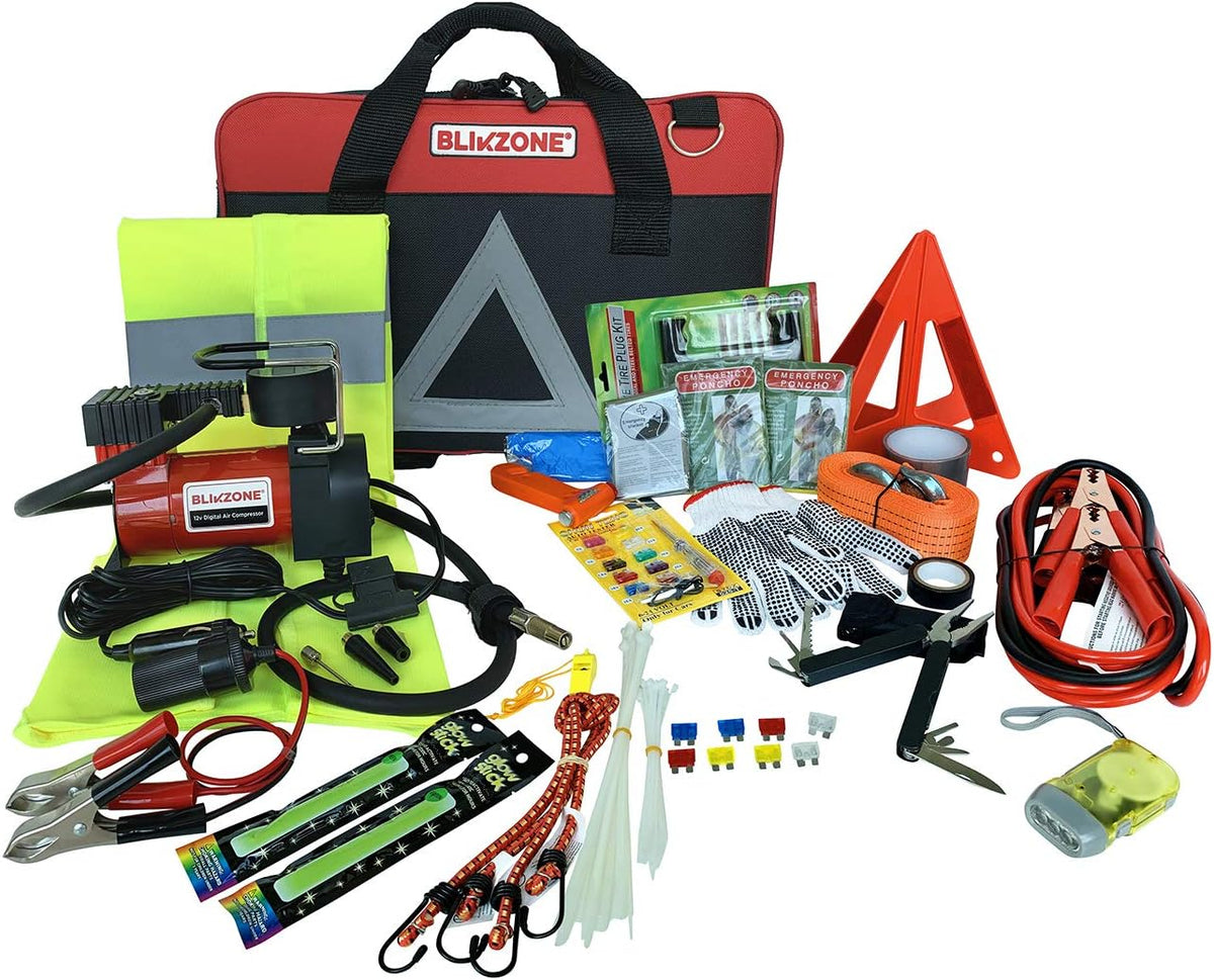 81 Pc Roadside Emergency Car Kit Z631535