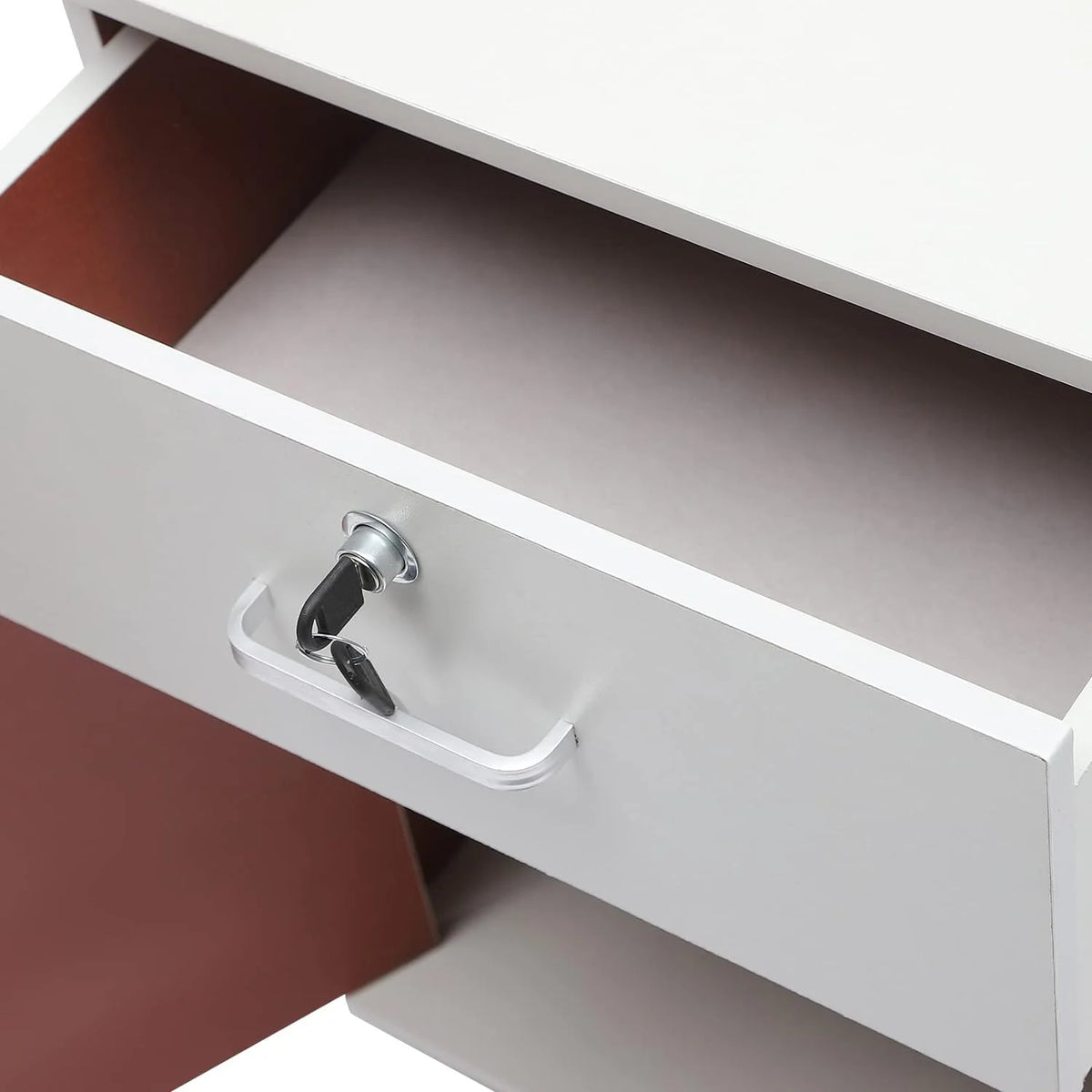 2-Tier Rolling File Storage Cabinet with Lock E600979