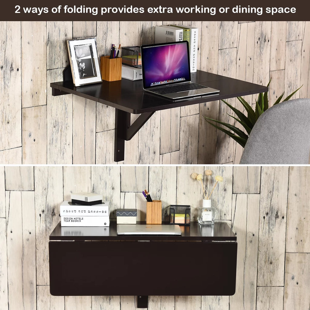Wall-Mounted Drop-Leaf Folding Table Z22141