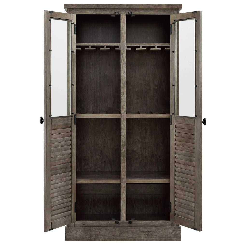Weathered Oak Beverage Cabinet X770
