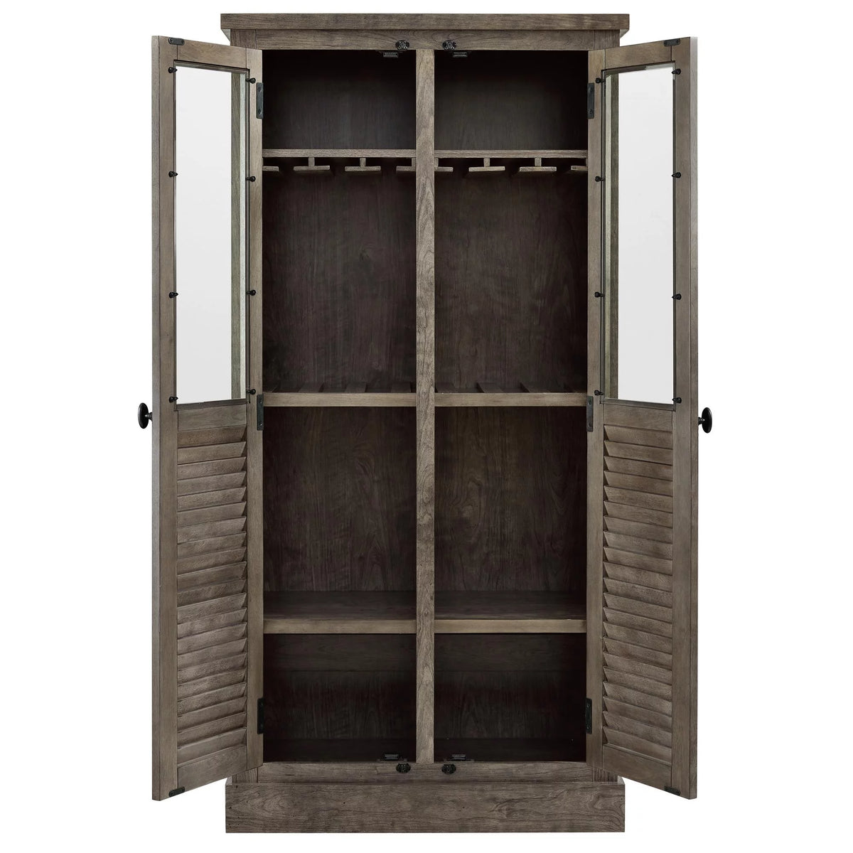 Weathered Oak Beverage Cabinet X770