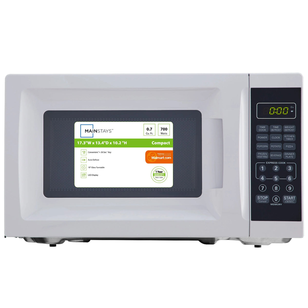 0.7 Cu. Ft. 700W White Microwave Oven H2826
