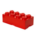 Bright Red Plastic Stackable Storage Brick 8 with Drawer B17643