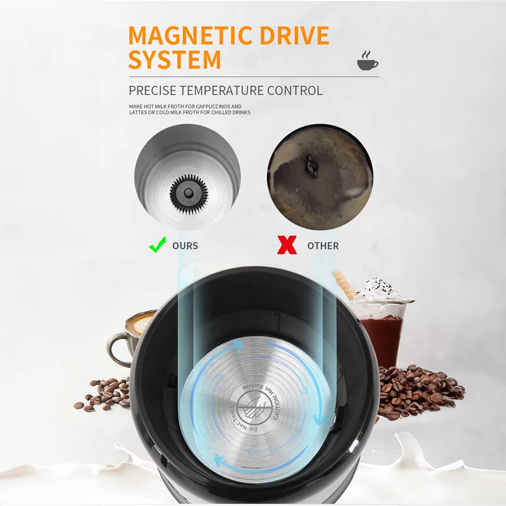 Detachable Electric Milk Frother and Steamer 700ml 600W 5 in 1 V95013