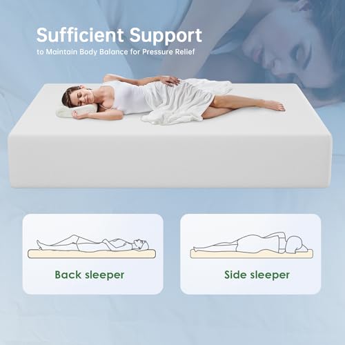 6 Inch Twin XL Gel Memory Foam Mattress O602