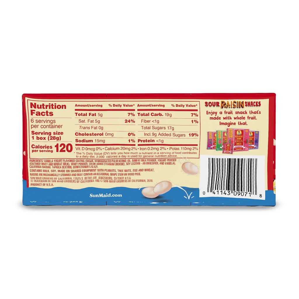 Vanilla Yogurt Raisins, 1-Ounce (6 Count, Pack - 3) Q287