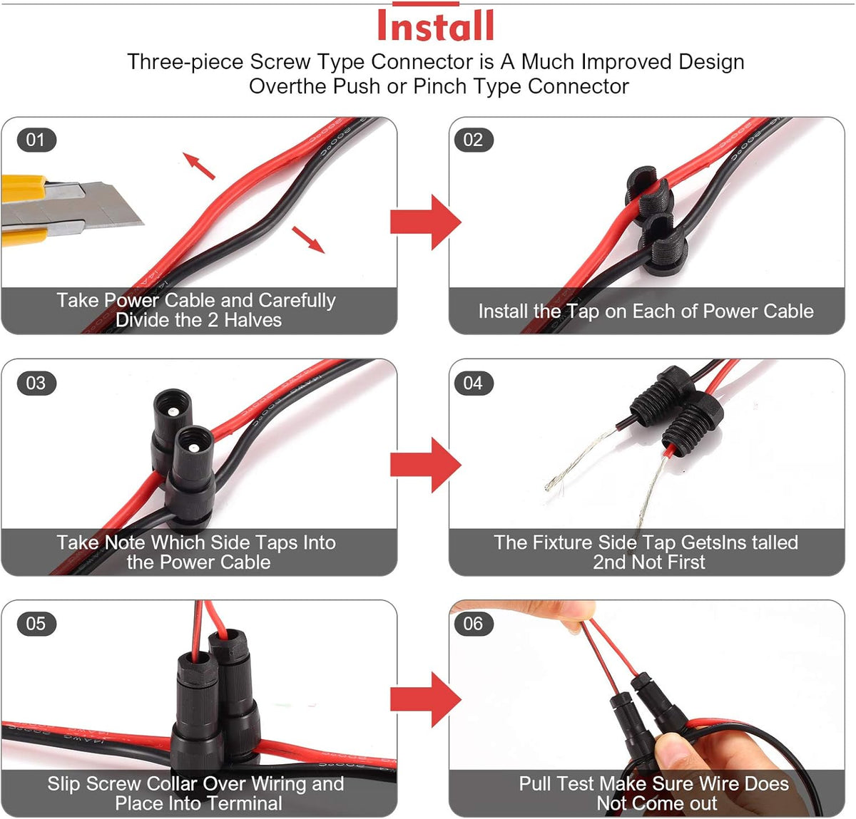 Low Voltage Wire Connectors 32 Pack I391125