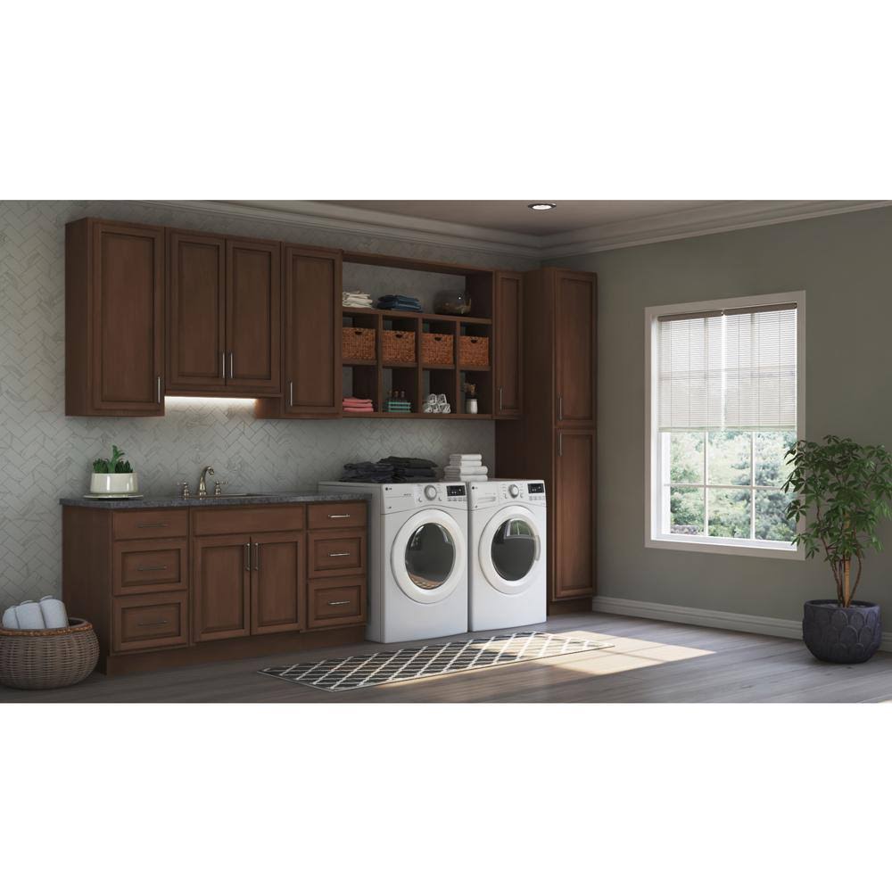 Cognac Wall Kitchen Cabinet Z76837
