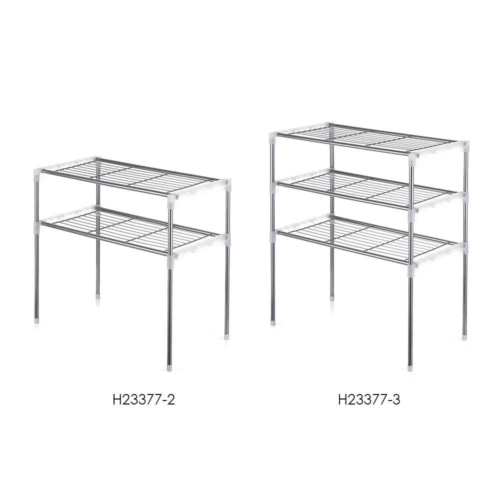 3-Tier Kitchen Storage Shelf Rack Microwave Oven Shelving Unit H653772