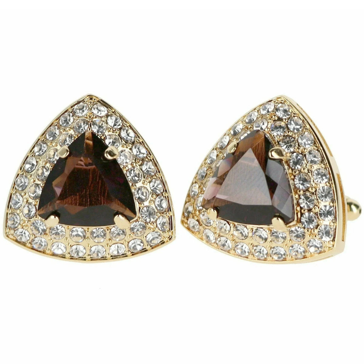Crystal Diamond Set Cufflinks R7111